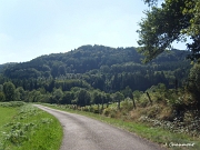 Petite route reliant la Rochotte dans la vallée à Châtillon